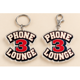 Phone 3 Lounge Acrylic Keychain