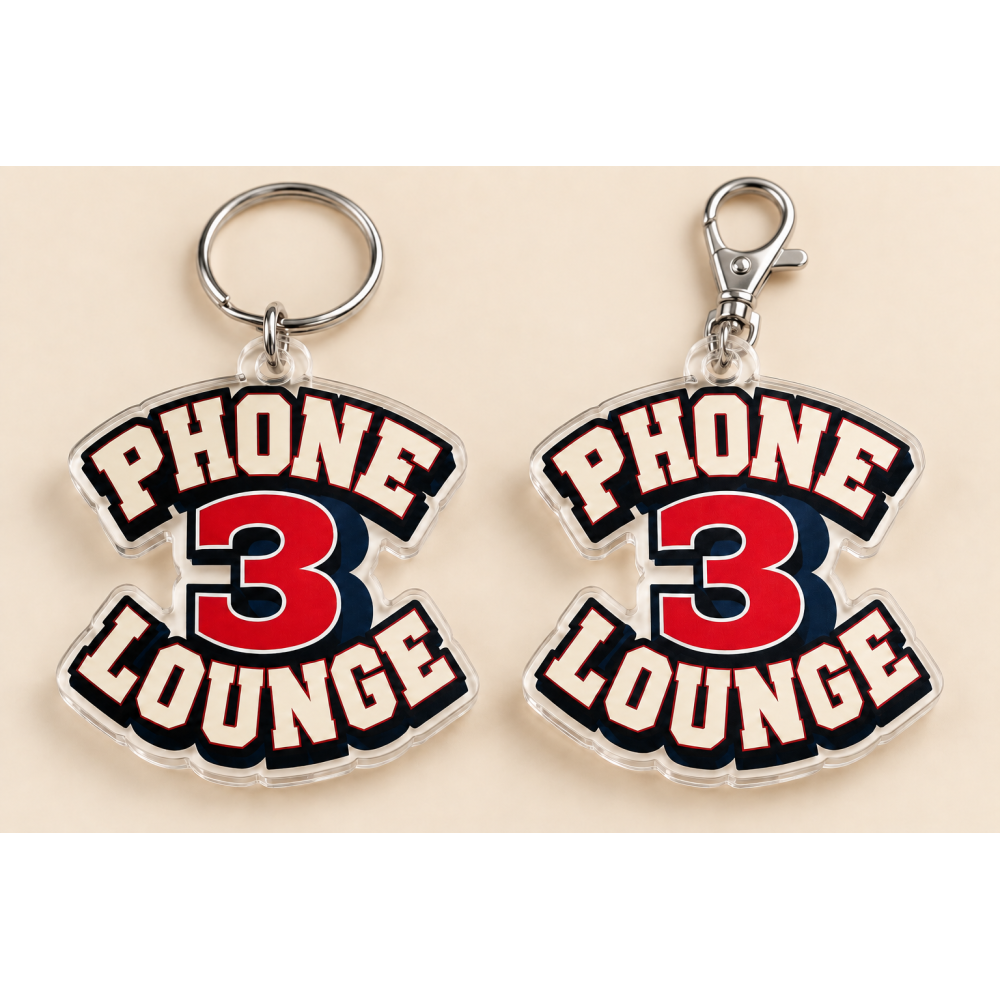 Phone 3 Lounge Acrylic Keychain