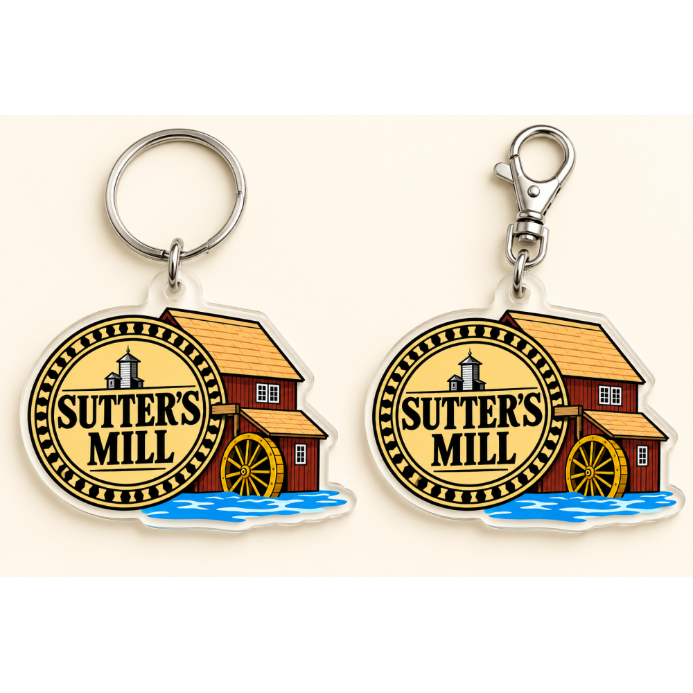 Sutter’s Mill Acrylic Keychain